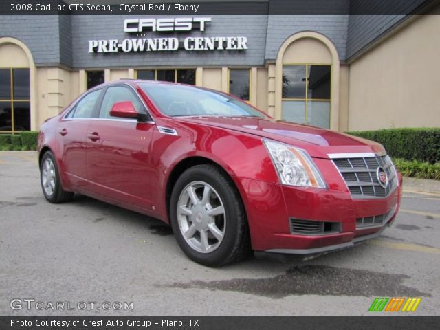 2008 Cadillac CTS Sedan in Crystal Red