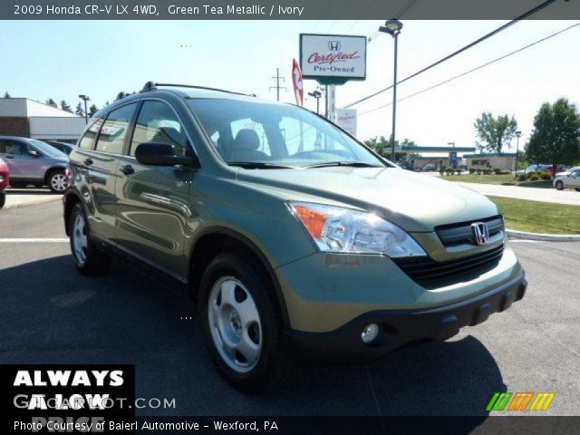 2009 Honda CR-V LX 4WD in Green Tea Metallic