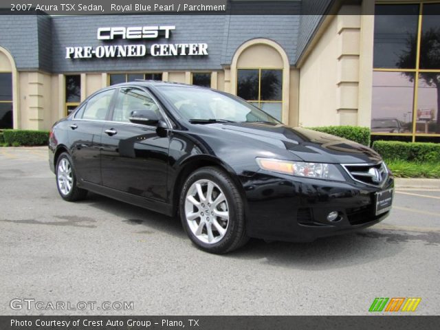 2007 Acura TSX Sedan in Royal Blue Pearl