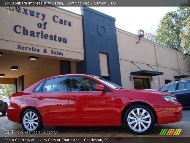 2008 Subaru Impreza WRX Sedan in Lightning Red