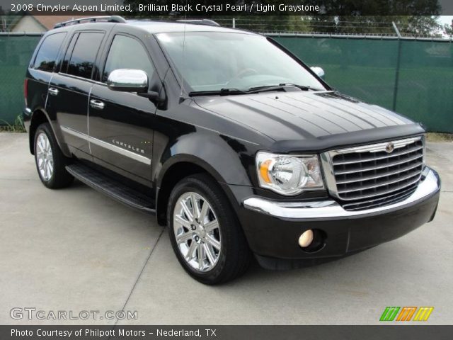 2008 Chrysler Aspen Limited in Brilliant Black Crystal Pearl