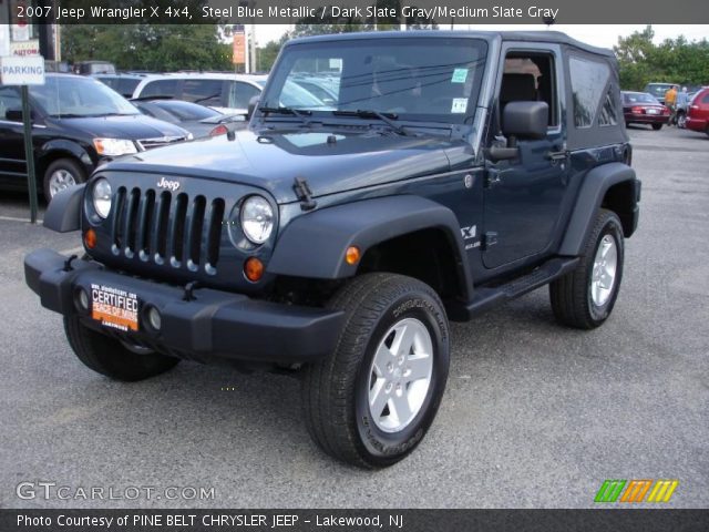 2007 Jeep Wrangler X 4x4 in Steel Blue Metallic
