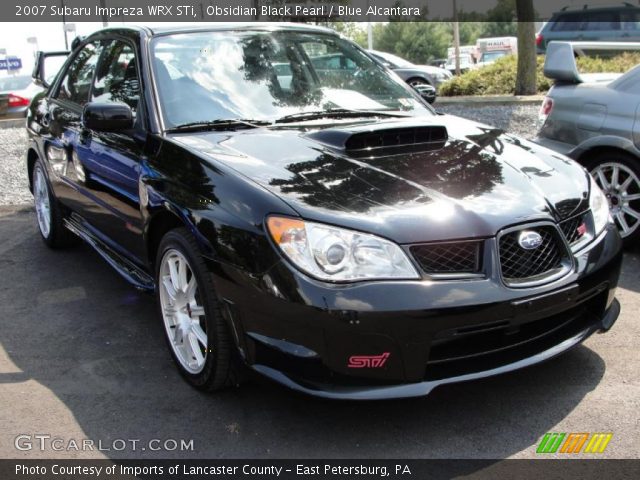 2007 Subaru Impreza WRX STi in Obsidian Black Pearl