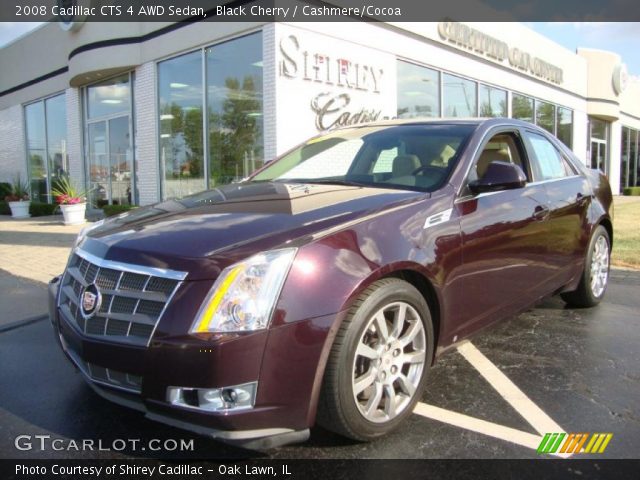 2008 Cadillac CTS 4 AWD Sedan in Black Cherry