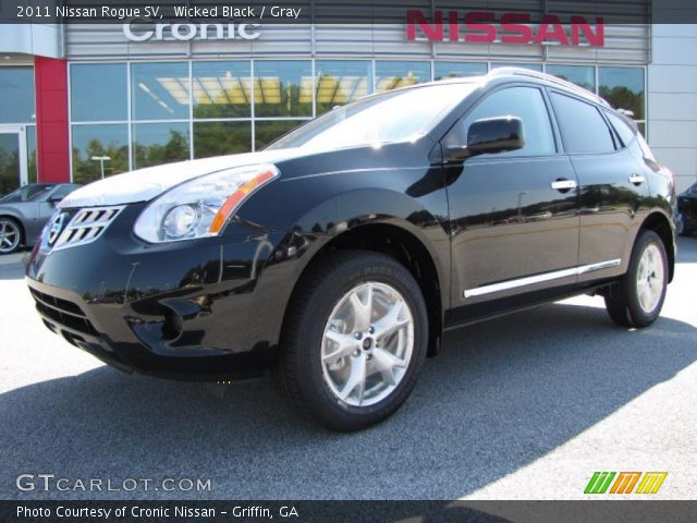 2011 Nissan Rogue SV in Wicked Black