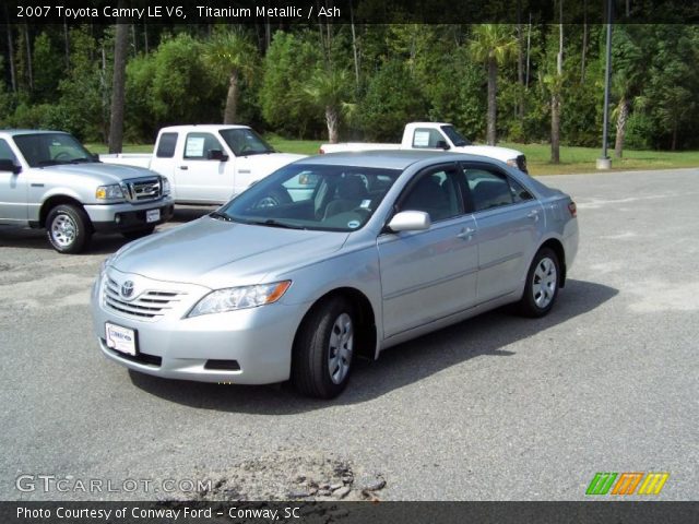 2007 Toyota Camry LE V6 in Titanium Metallic