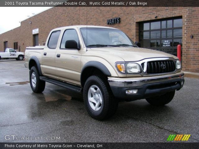 2001 Toyota Tacoma PreRunner Double Cab in Mystic Gold Metallic