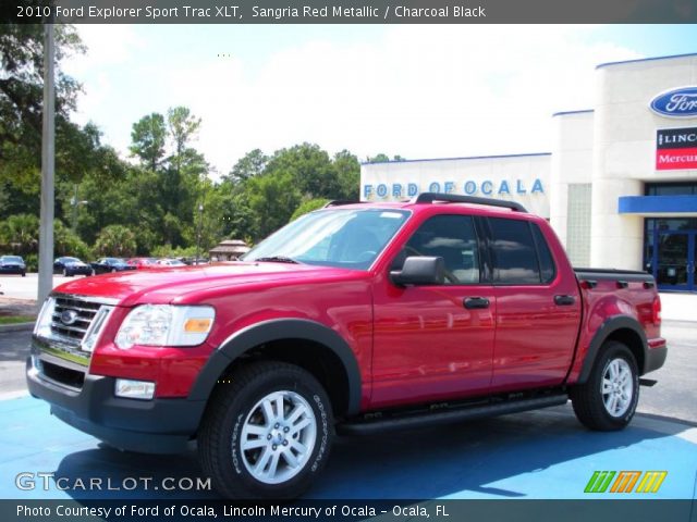 2010 Ford Explorer Sport Trac XLT in Sangria Red Metallic