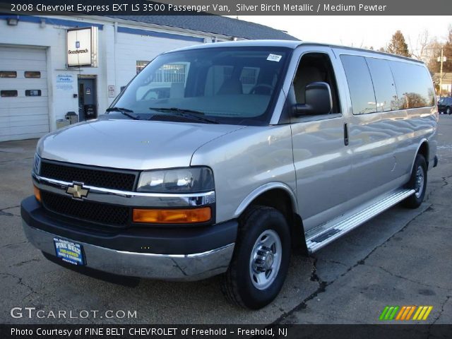 2008 Chevrolet Express EXT LS 3500 Passenger Van in Silver Birch Metallic