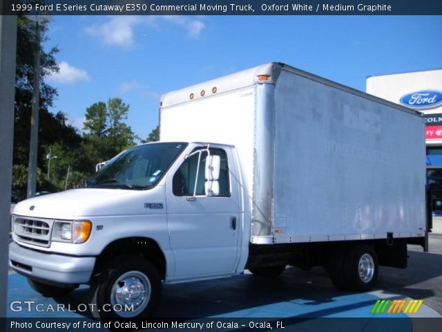 1999 Ford E Series Cutaway E350 Commercial Moving Truck in Oxford White