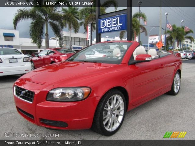 2008 Volvo C70 T5 in Passion Red