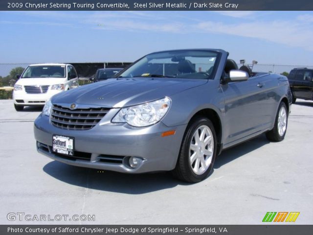 2009 Chrysler Sebring Touring Convertible in Steel Silver Metallic