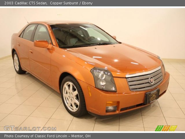 2003 Cadillac CTS Sedan in Copper Sunburst