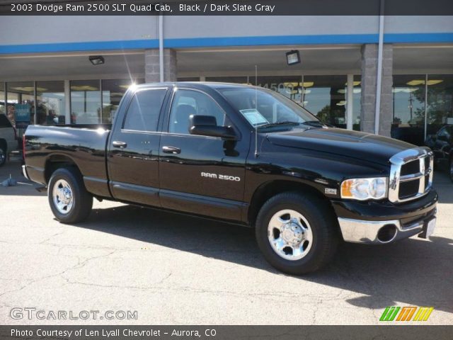 2003 Dodge Ram 2500 SLT Quad Cab in Black