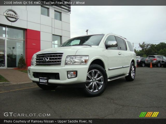 2008 Infiniti QX 56 4WD in Tuscan Pearl White