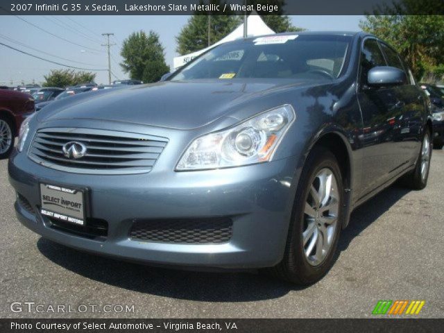 2007 Infiniti G 35 x Sedan in Lakeshore Slate Metallic