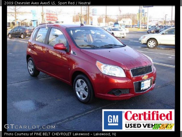 2009 Chevrolet Aveo Aveo5 LS in Sport Red