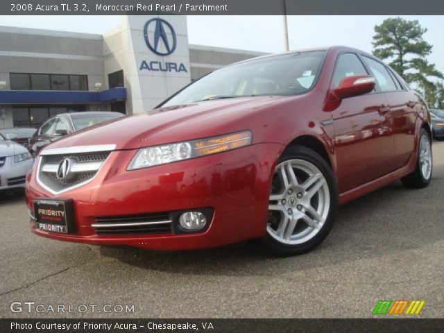 2008 Acura TL 3.2 in Moroccan Red Pearl