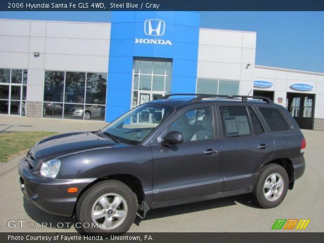 2006 Hyundai Santa Fe GLS 4WD in Steel Blue