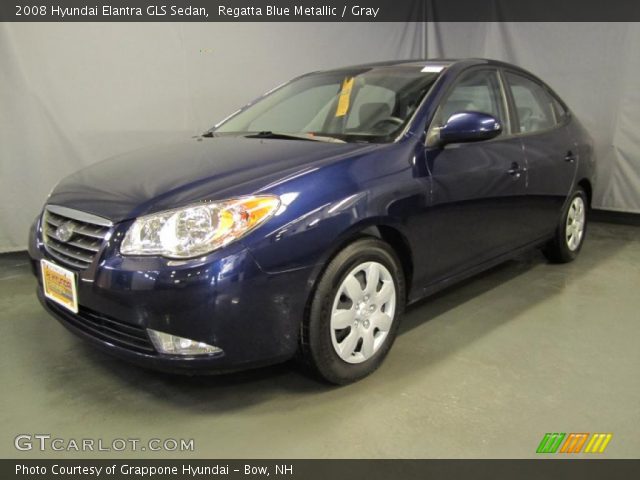 2008 Hyundai Elantra GLS Sedan in Regatta Blue Metallic