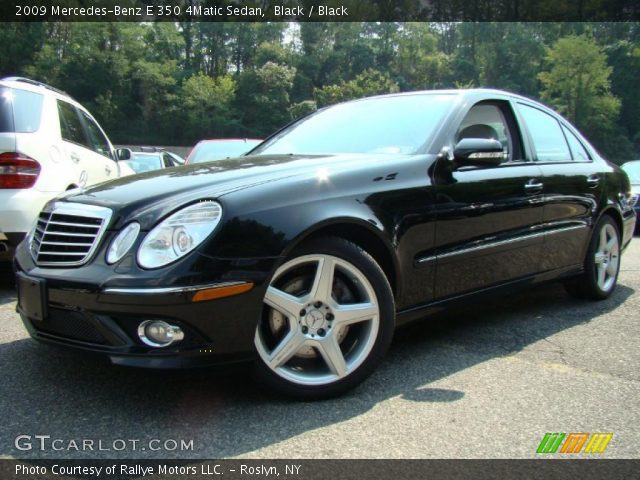 2009 Mercedes-Benz E 350 4Matic Sedan in Black