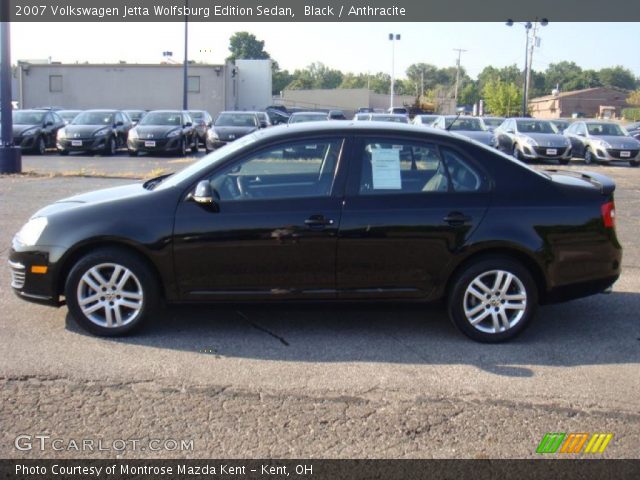 2007 Volkswagen Jetta Wolfsburg Edition Sedan in Black