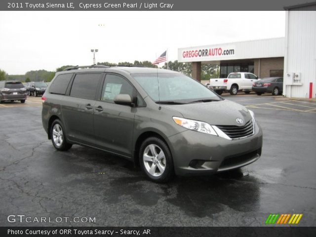 2011 Toyota Sienna LE in Cypress Green Pearl