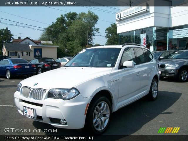2007 BMW X3 3.0si in Alpine White