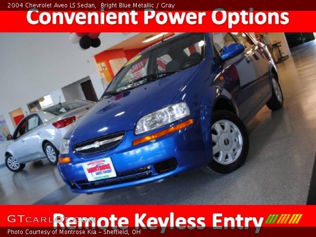 2004 Chevrolet Aveo LS Sedan in Bright Blue Metallic