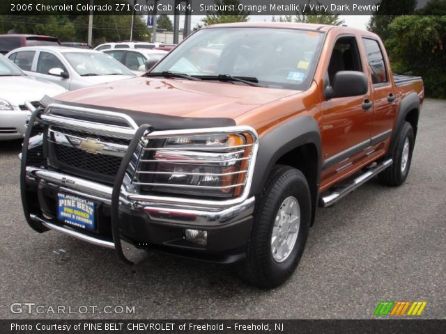 2006 Chevrolet Colorado Z71 Crew Cab 4x4 in Sunburst Orange Metallic