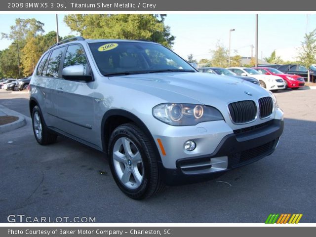 2008 BMW X5 3.0si in Titanium Silver Metallic