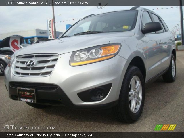 2010 Hyundai Santa Fe GLS in Radiant Silver