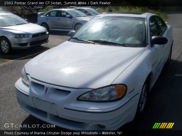 2003 Pontiac Grand Am GT Sedan in Summit White
