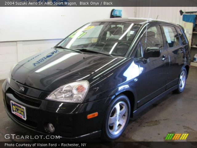 2004 Suzuki Aerio SX AWD Sport Wagon in Black Onyx