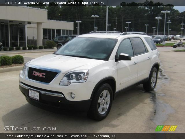 2010 GMC Acadia SLE AWD in Summit White