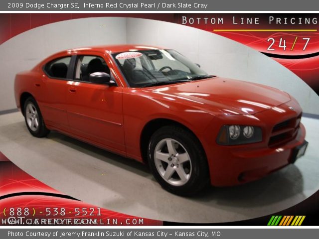 2009 Dodge Charger SE in Inferno Red Crystal Pearl