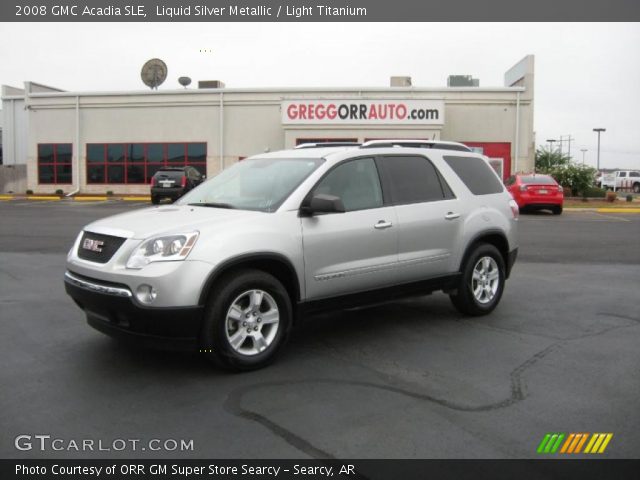 2008 GMC Acadia SLE in Liquid Silver Metallic