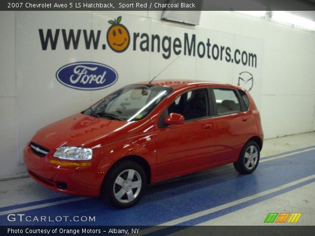 2007 Chevrolet Aveo 5 LS Hatchback in Sport Red