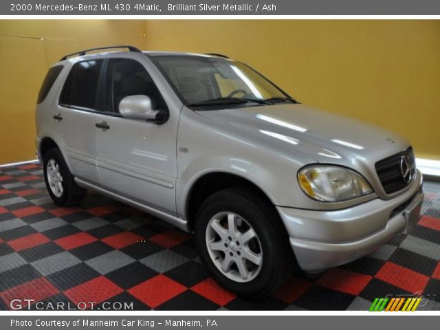 2000 Mercedes-Benz ML 430 4Matic in Brilliant Silver Metallic