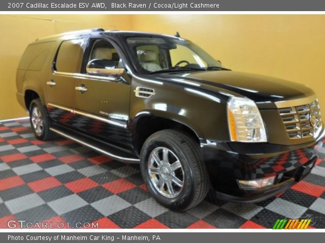 2007 Cadillac Escalade ESV AWD in Black Raven