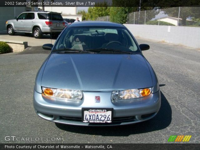 2002 Saturn S Series SL2 Sedan in Silver Blue