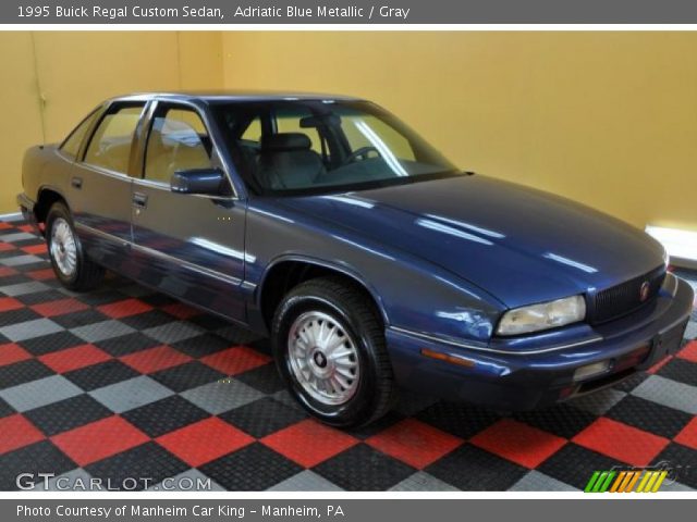 1995 Buick Regal Custom Sedan in Adriatic Blue Metallic