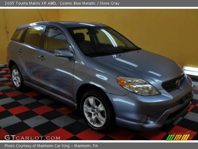 2005 Toyota Matrix XR AWD in Cosmic Blue Metallic