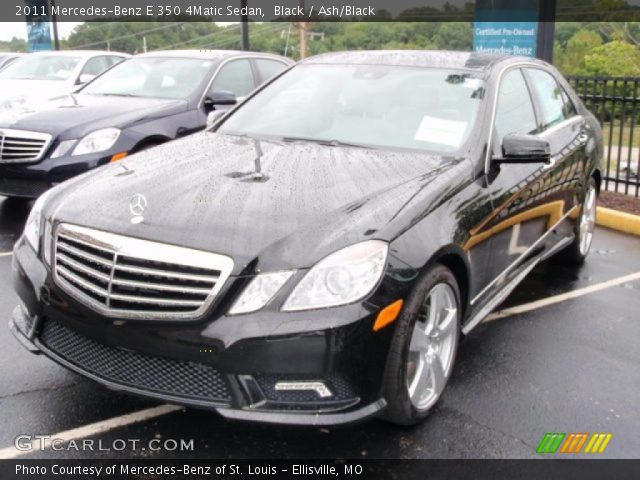 2011 Mercedes-Benz E 350 4Matic Sedan in Black