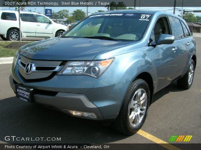 2007 Acura MDX Technology in Steel Blue Metallic