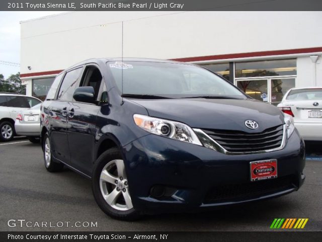 2011 Toyota Sienna LE in South Pacific Blue Pearl