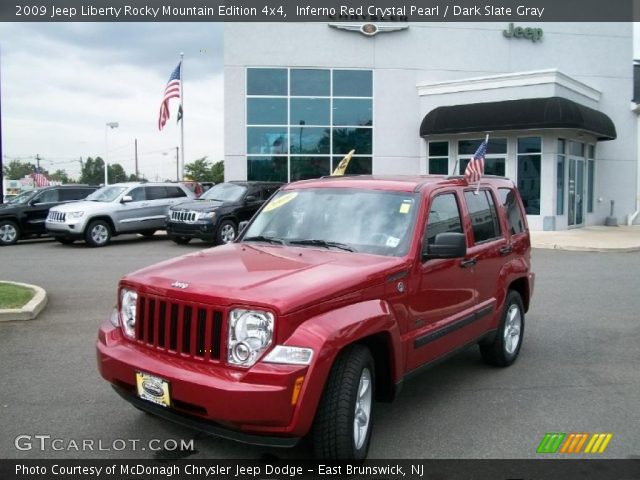 2009 Jeep Liberty Rocky Mountain Edition 4x4 in Inferno Red Crystal Pearl