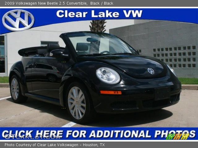 2009 Volkswagen New Beetle 2.5 Convertible in Black