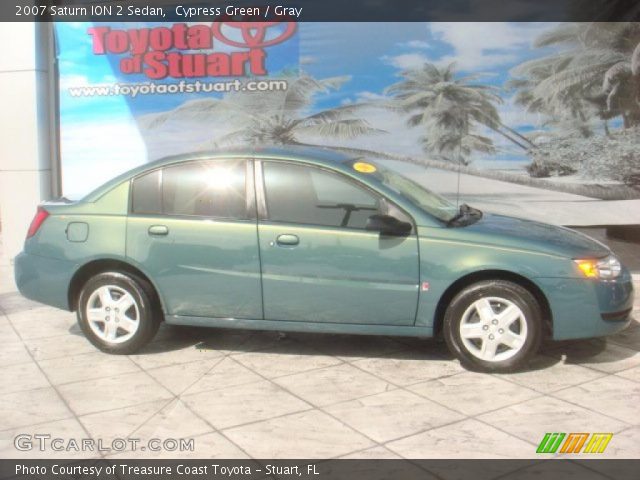 2007 Saturn ION 2 Sedan in Cypress Green