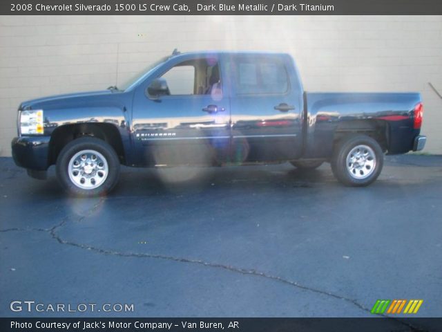 2008 Chevrolet Silverado 1500 LS Crew Cab in Dark Blue Metallic